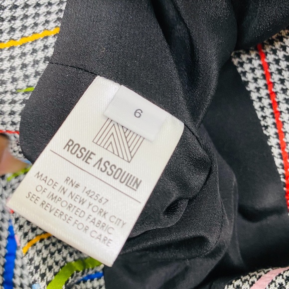 Rosie Assoulin Cropped Rainbow Jacquard Jacket - Picture 8 of 8